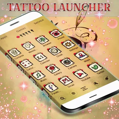 Tattoo GO Launcher android App screenshot 0